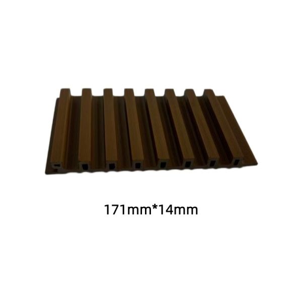 ASA Co Extruded Heavy Duty WPC Exterior Wall Cladding 171*14mm