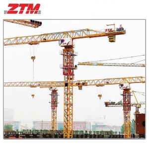 Buy cheap ZTT116 Flattop Tower Crane 6t Capacity 60m Jib Length 1.2t Tip Load Hoisting Equipment product