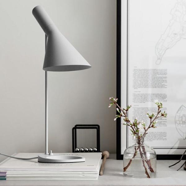 Modern AJ Black Led Table Lamps Nordic AJ Desk Lamp Cafe Aisle Hall geometric table lamp(WH-MTB-44)