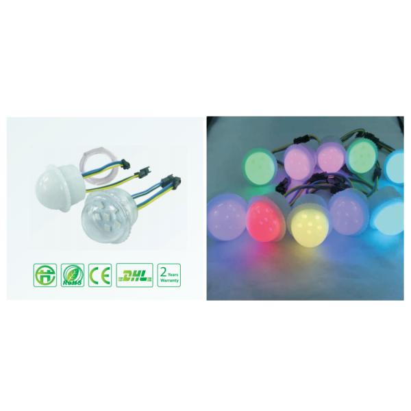 IP66 rate 35mm 24V 6pcs Digital RGB LED Pixels UCS1903 LED Point Light