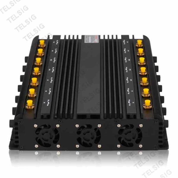 5G LTE High Power Mobile Phone Jammer With 14 Antenna Alluminum Alloy Marterial