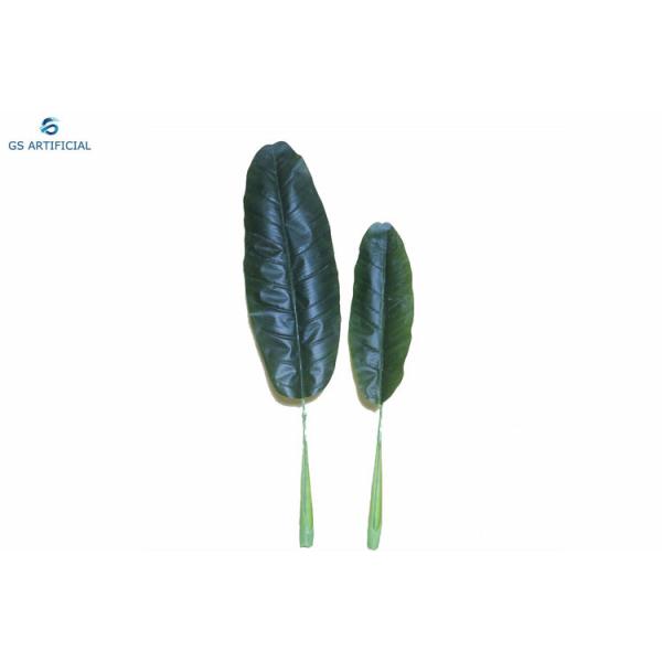Mini Plastic Artificial Plant Leaves Pest Free For Photographic Props