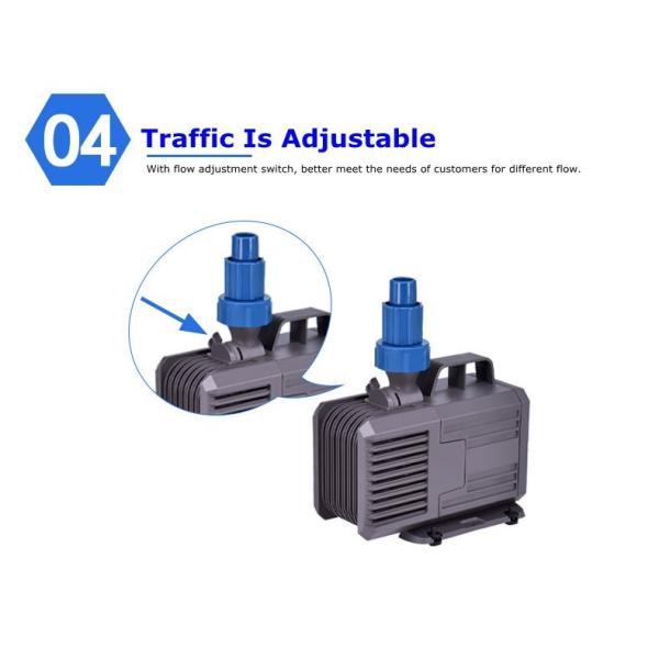 FS-6 Series Outdoor Submersible Pump For Hydroponics ABS Plastic Shell