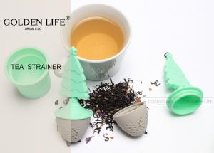 China Silicone Tea Coffee St Strainer Herbal Spice Infuser Filter Diffuser 304 Stainless Steel on sale