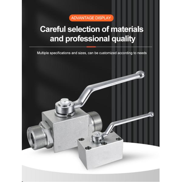 Thickened Stainless Steel High Pressure Ball Valve for Normal Temperature Media Usage