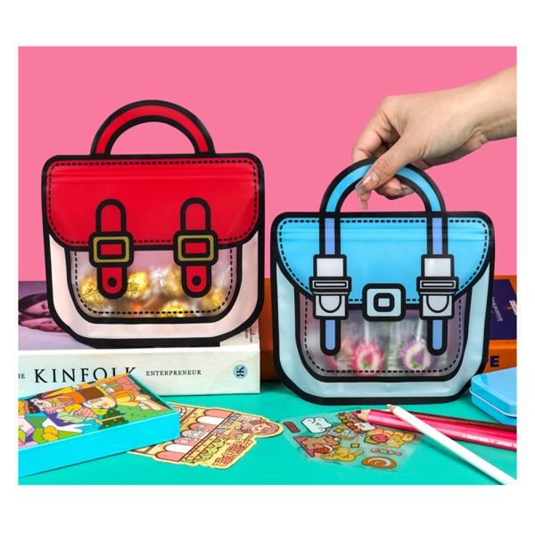 LDPE Plastic Custom Printing Resealable Candy Gummy Food Pouch Packaging Coffee Holographic UV Clear Window Mylar Bag Zipper