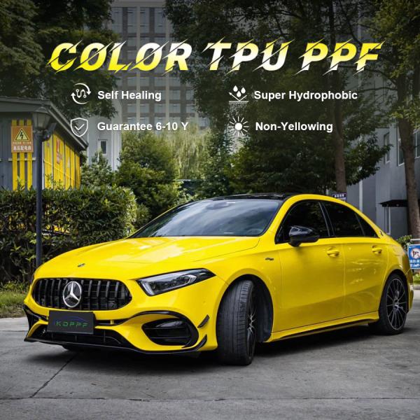 Car Body Color Change TPU Film Gloss / Matte Self Healing Anti Stain Color PPF Car Wrap Film