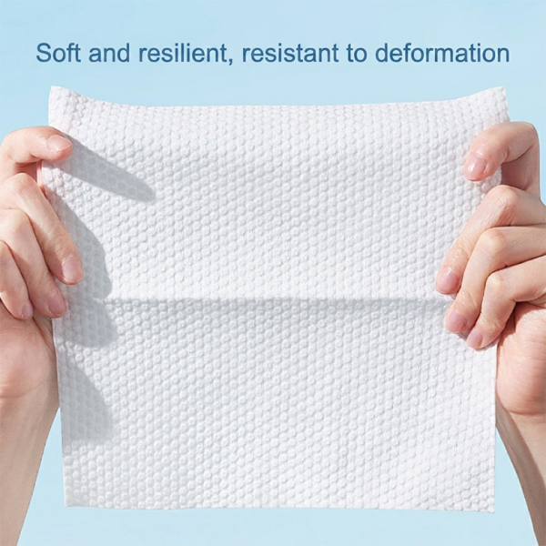 Disposable Face Towels 160 Count Hanging Design100% Bio-based Viscose Ultra Thick Face Towelettes