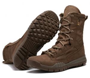 Buy cheap Black Mens Brown Military Boots Desert Ultralight Breathable High Top Tactical product