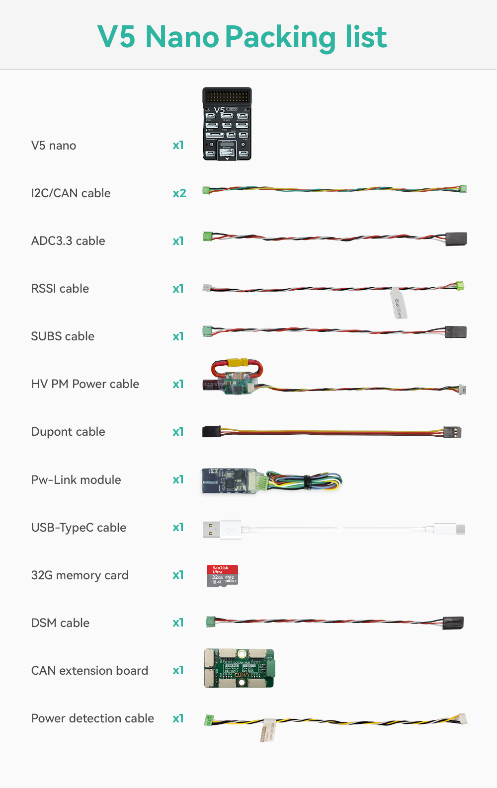 Cuav Quadcopter Pixhack V5 Nano Electronic Metal Controller Board Ardupilot Px4 Drone Parts Wholesale Manufacturer