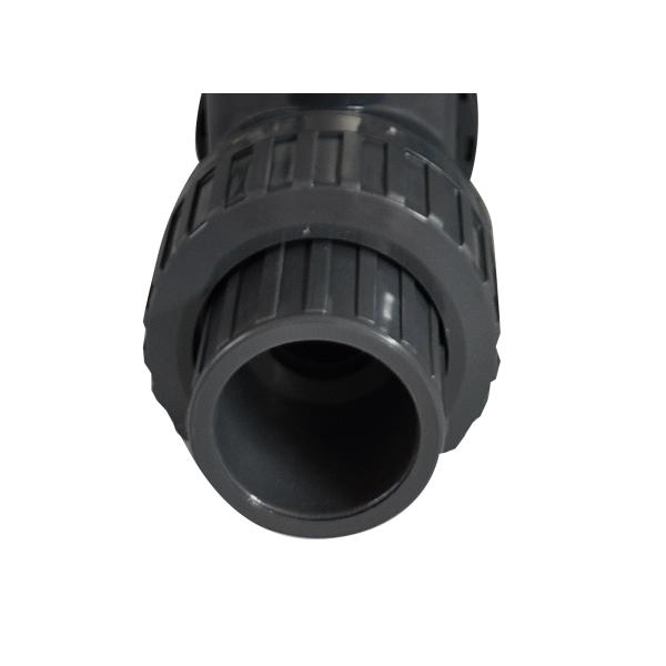 Pvc Pneumatic Operated Ball Valve Soft Seated Valves Pneumatic Ball Valve