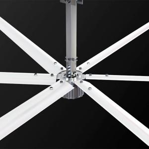Buy cheap 20feet Brushless DC Motor Industrial Ceiling Fans Gearless PMSM Big Air Ventilation 6m product