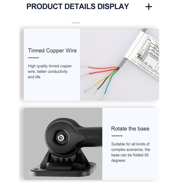 Multilayer Signal Tower Lamp Foldable IP54 Rated Buzzer Machine Equipment Indicator Lights