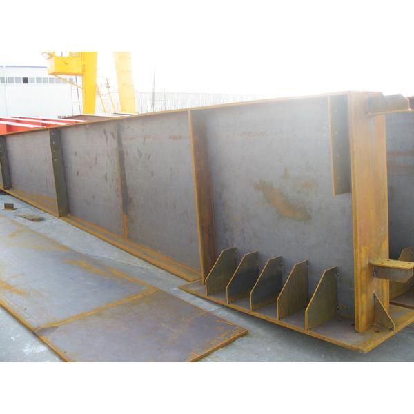 Hot Rolled / Welded Galvanized Steel Beams H Section Steel Structure Girder Column