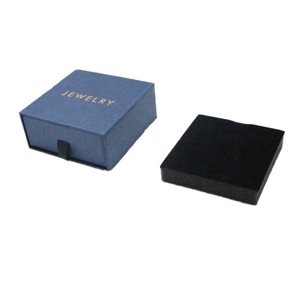 Small Custom Logo Drawer Gift Packaging Personalized Jewelry Boxes With Velvet Foam Insert
