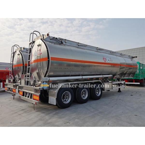 40000L 3 Axle Aluminum Alloy Fuel Tanker Trailer