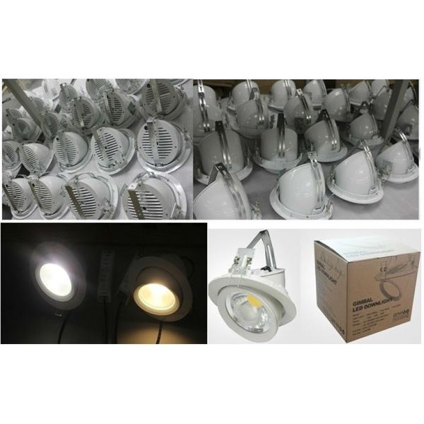 LED gimbal light 7W Directional Adjustable Gimbal Dimmable LED Retrofit Recessed Lighting