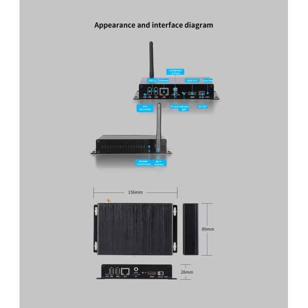 M-Series (M100/ M200/ M300) Multimedia PC 156*89*28mm Indicator Light Remote Control/ Standby