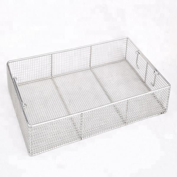 Stainless Steel Wire Mesh Baskets For Surgical Instrument Sterilization