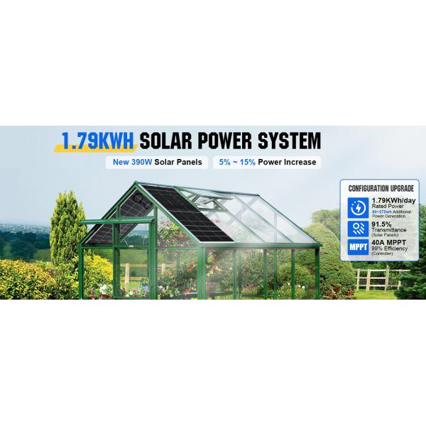 Monocrystalline Solar Panel Kit MPPT Off Grid 400 Watt 12V