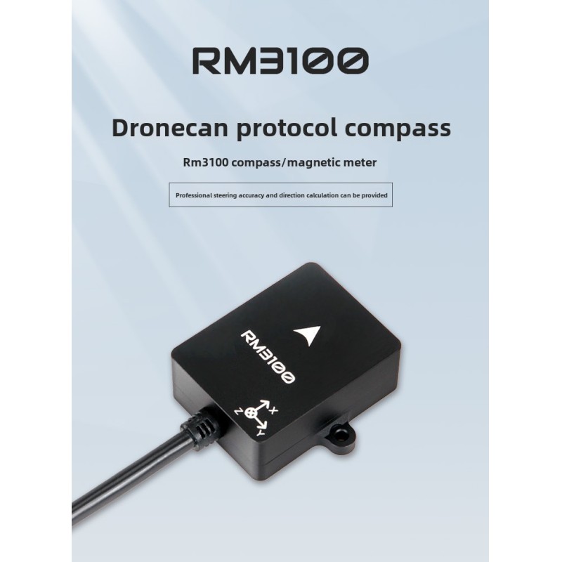 DroneCAN RM3100 Professional Grade Mini Racing Drone Parts Electric Remote Control Accessories Plastic PC Battery Compass