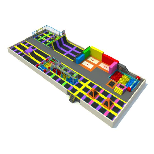 Large Inside Trampoline Park , Playland Trampoline With Multiple Products