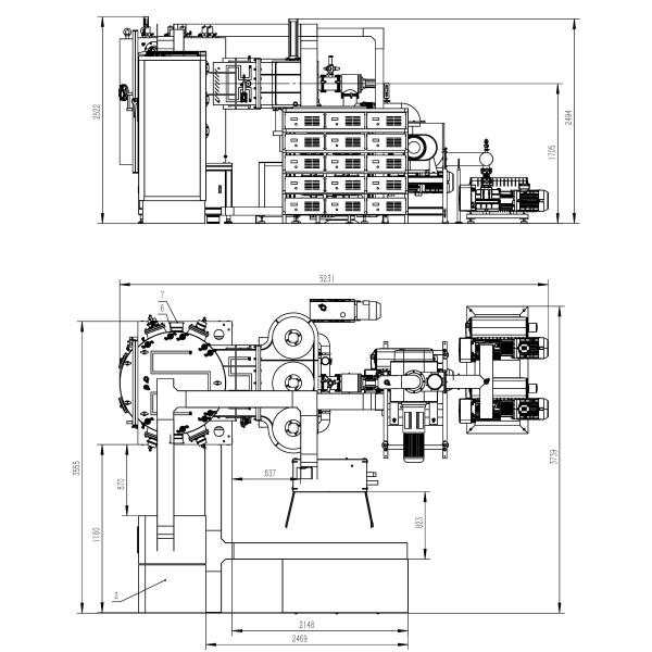 PVD TiN Gold Coating Machine for Faucet , Flatware , Tableware , Door Handles, Zamak Door handle PVD gold plating