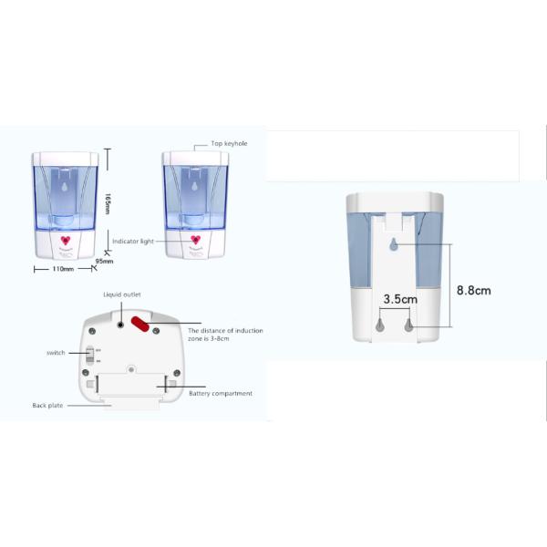 CE Hand Sanitizer Touchless Soap Dispenser 0.6L