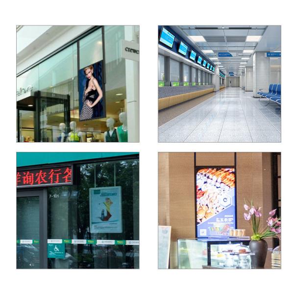 2000 Nits Window Facing Display Floor Stand Display High Brightness Single Screen 43 49 55 65 Inch