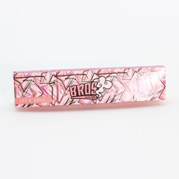 Customized Pink Smoking Rolling Paper 14gsm Paper Unbleached