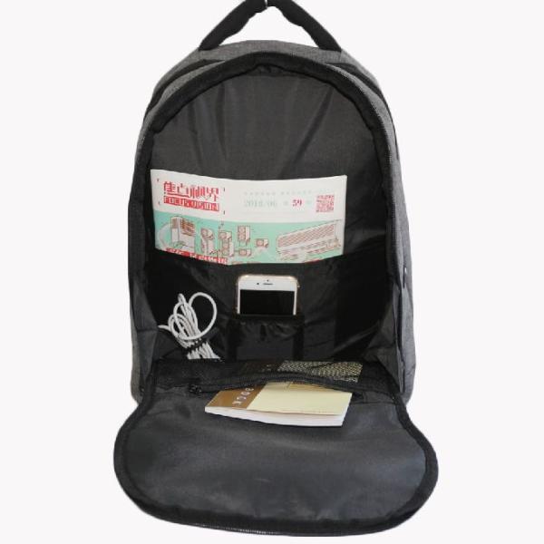 Unisex Leisure Primary School Bag With Earphone Hole