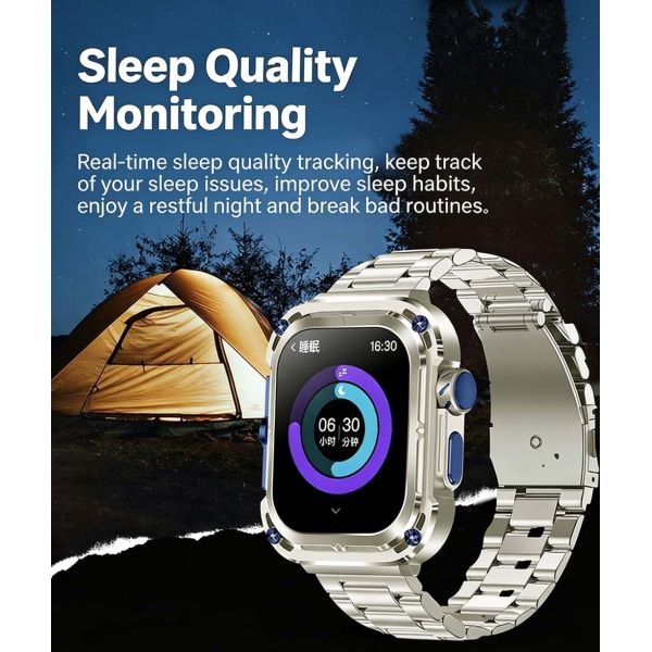 IP67 Waterproof Fitness Tracker Smartwatch With Bluetooth Calling