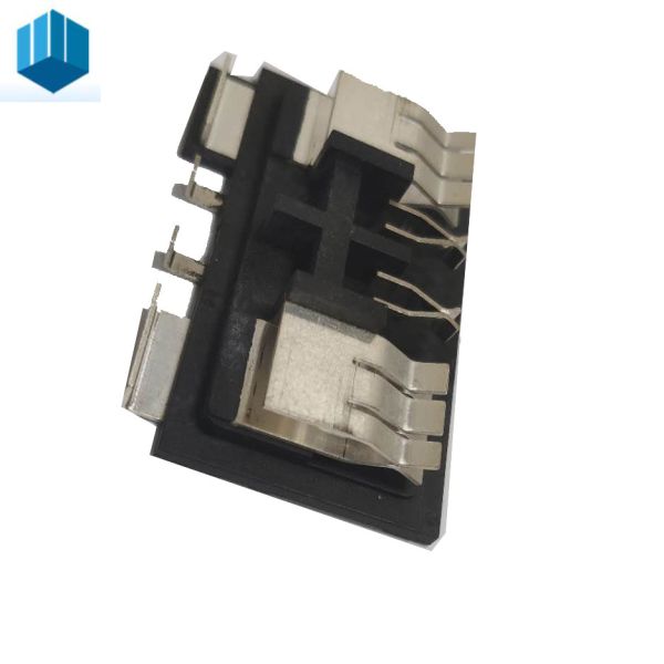 Black Precision Electronic Enclosures Gold Finger Connection Instrument
