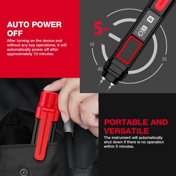 HT67 Digital Wood Moisture Meter Professional Wood Humidity Tester 0~58% Portable Pen-Type Timber Hygrometer Meter