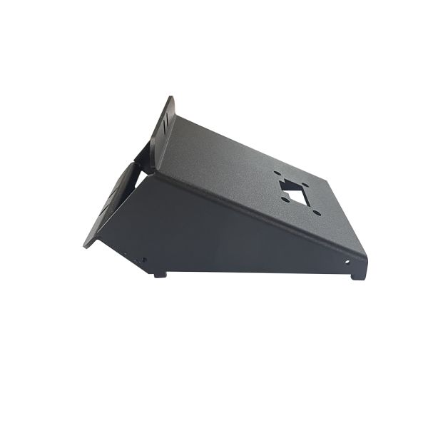 Parts Aluminum Sheet Metal Fabrication CNC Machining Hardware Parts Surface Black Anodizing