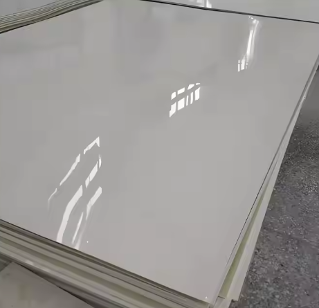 Lightweight Flat Smooth White FRP Panels Convenient Construction Strong Designability