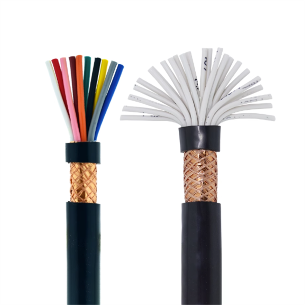 RVVP Shielded Control Cables Copper Conductor 450V / 750V For Industrial Applications