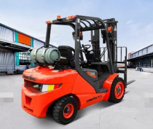 China 3 Ton LPG Gasoline Forklift Truck Internal Combustion Counterbalanced Forklift 36kw Engine on sale