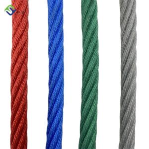 China High Corrosion Resistance 6 Strand PP Combination Rope 16mm For Climbing Frame on sale