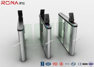 Buy cheap Acrylic Swing Access Control Turnstiles Face Recognition For Business Building product