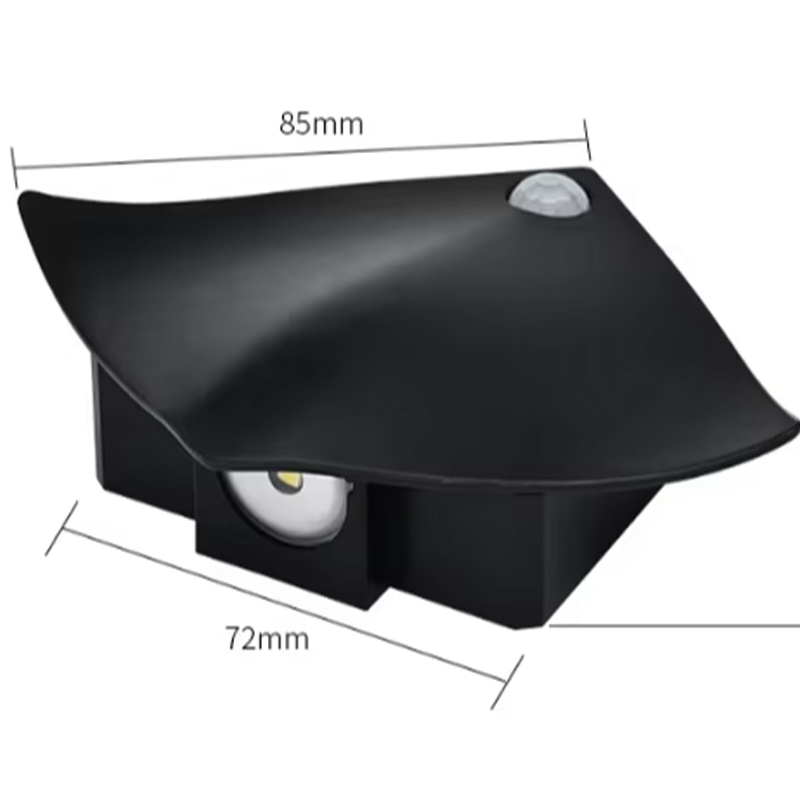 Modern Style DC5V LED Wall Install Battery Rechargeable Manta Rays Motion Light Smart Sensor LED Night Light Beside