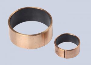 China PTFE Metric Sleeve Bearings / Self Lubricating Bronze Bushings on sale