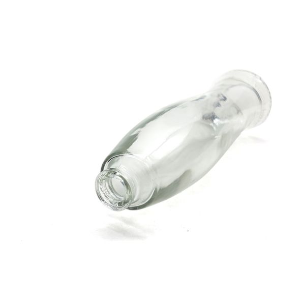 Bathroom Clear Empty Cosmetic Glass Bottles With Pump Dispenser Refillable
