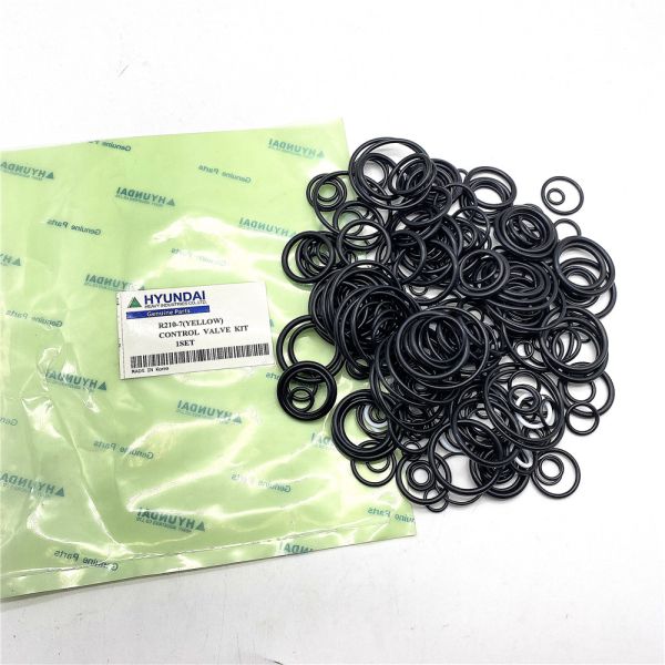 Red Valve O Rings For Hydraulic Valves seals kit R210-7 1.5m/s Speed