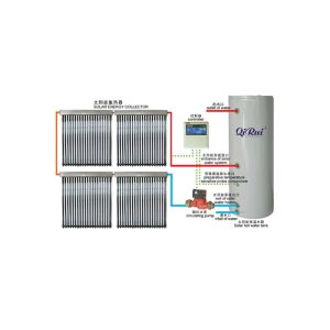 100L-2000L Separated Pressurised Active Solar System Boiler
