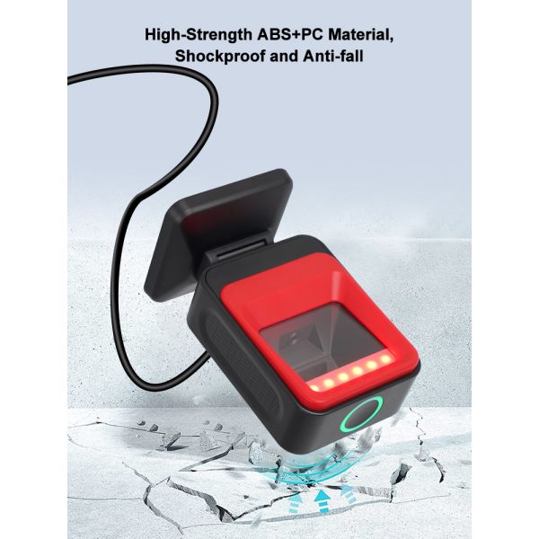 USB Interface 2D Barcode Scanner Hands-Free Scan Machine for Warehouse Use Stock Product
