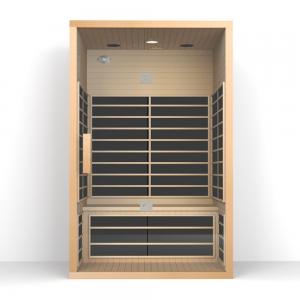 Buy cheap Stress Reliever Detox 2 Person Cedar Sauna With Color Physiotherapy Light product