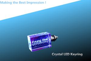 Buy cheap crystal led keyring/CRYSTAL LED KEYCHAIN/crystal rectangle keyring/LED KEY CHAIN product