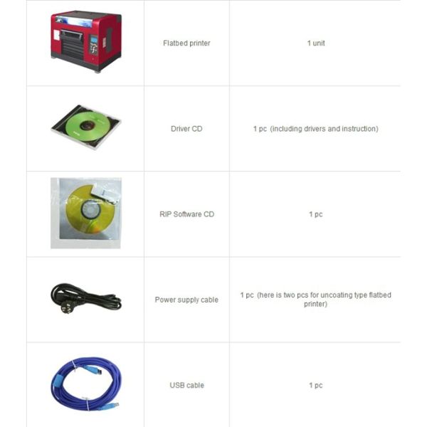LED UV Flatbed Printer