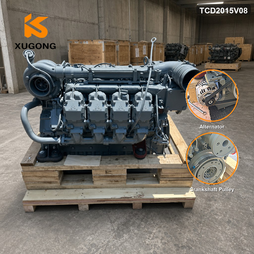 TCD2015V08 Deutz V8 Water-Cooled Turbo Electronic Diesel Engine Complete Assembly